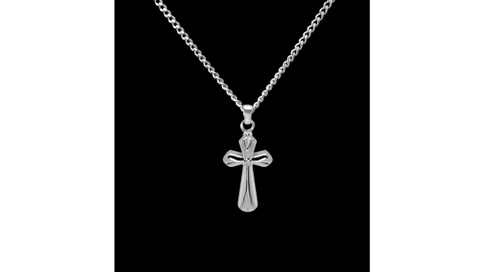 Sterling Silver Anglican Cross Cremation Pendant #36-651
